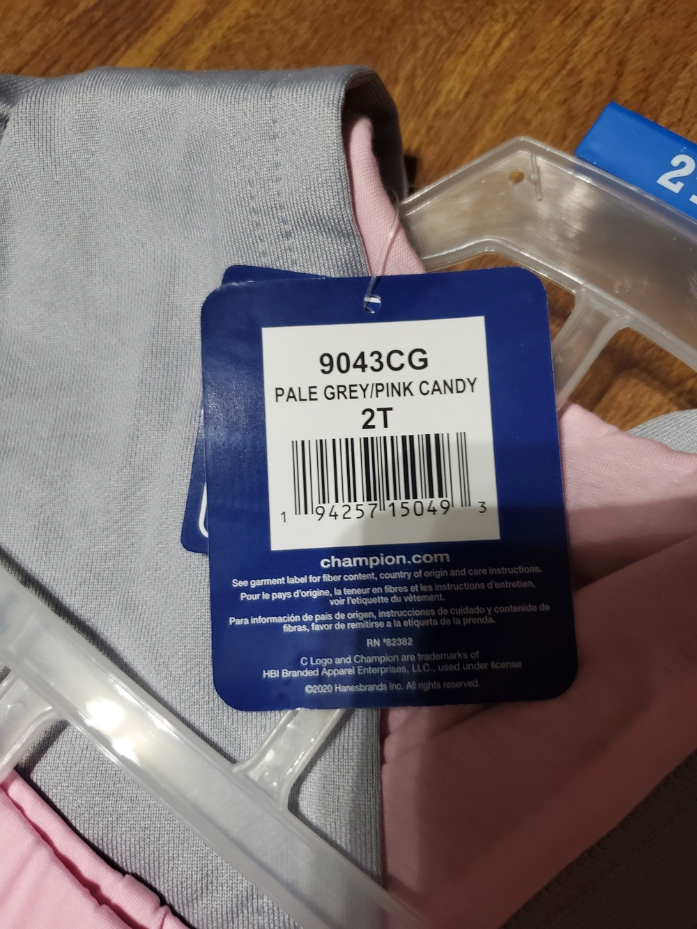 Champion Girls' Gray Hoodie & Pink Leggings Set - Picture 5 of 5